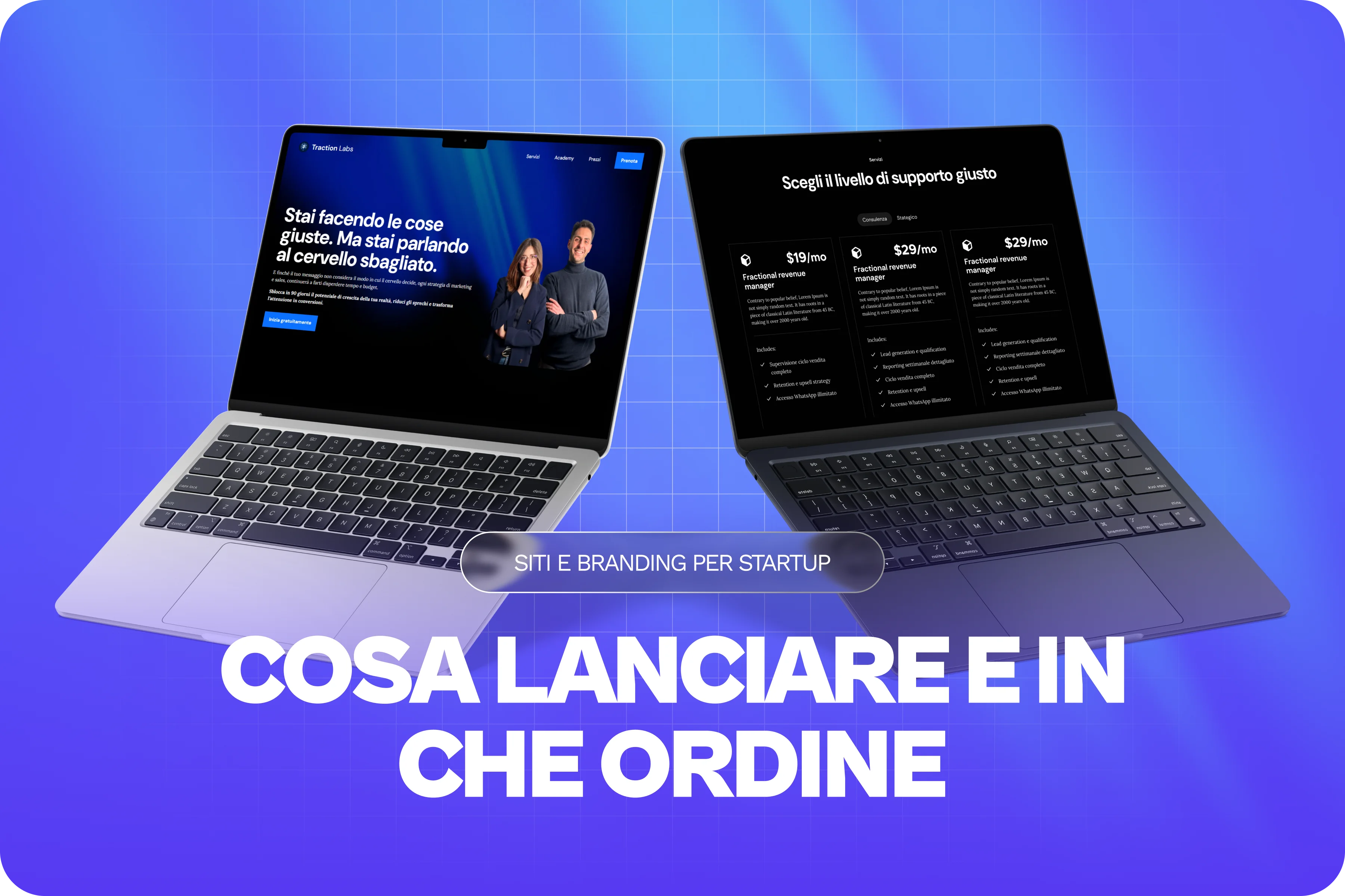 Sito web e branding per startup: cosa lanciare e in che ordine